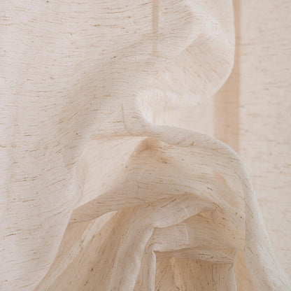 Tie - Up Linen Half Curtain - UDreamHome