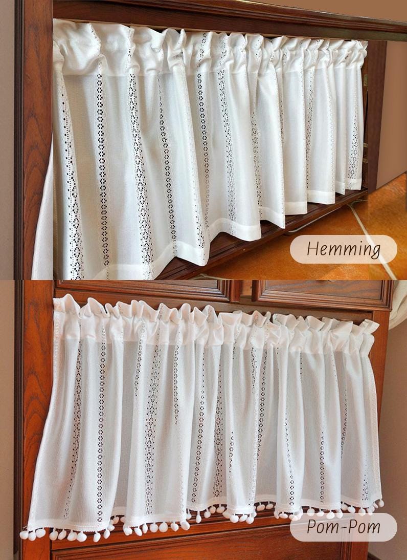 Vintage Crochet Half Curtain – Woven Lace - UDreamHome