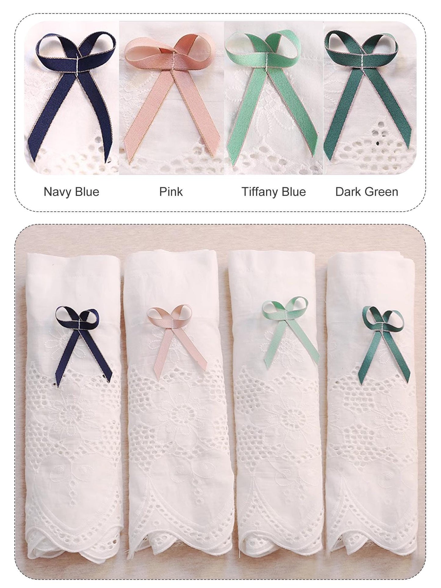 White Lace Embroidery Flower Cafe Curtain - UDreamHome